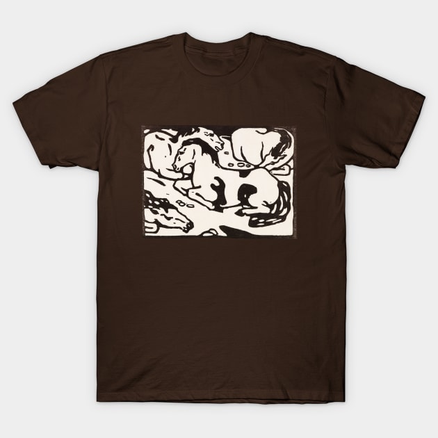Resting Horses T-Shirt by UndiscoveredWonders
